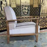 Velvet rest chair 1950