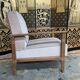 Fauteuil de repos velours 1950
