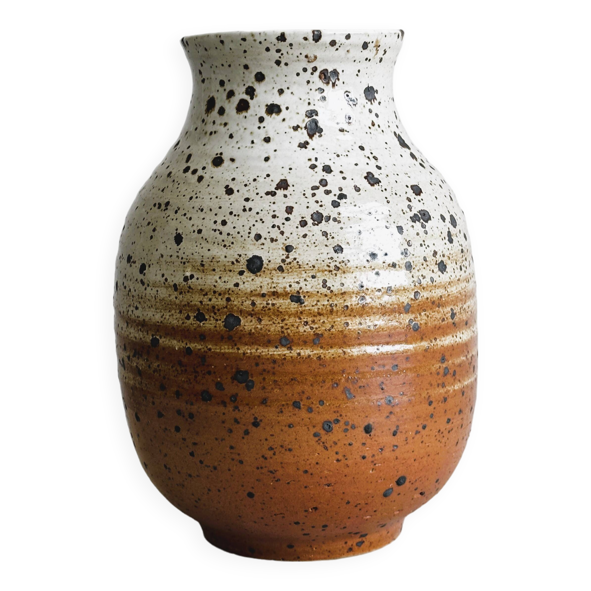 Pyrite stoneware vase Bernadette Ver Eecke
