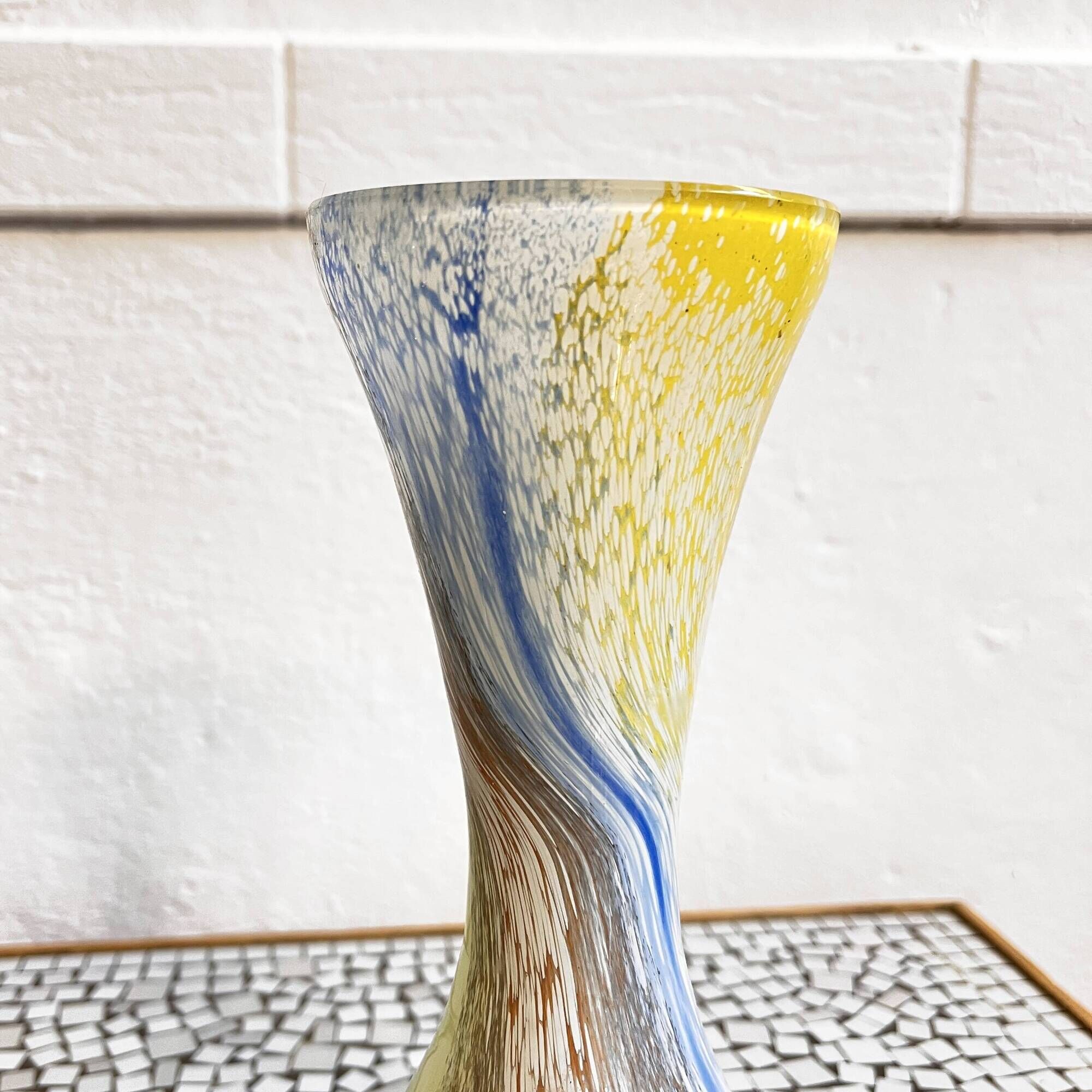Glass vase Joska Kristall Mundgeblasen Germany 1970s.