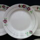 Set of 6 flat plates Orchies Moulin des Loups Irma model
