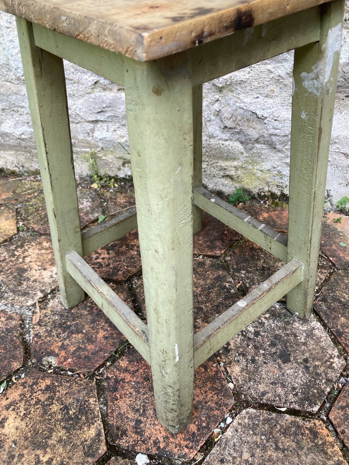 Vintage workshop stool