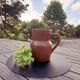 Large broc / pitcher (1l) in artisanal sandstone, very good condition signed sandstone from Bonny, France