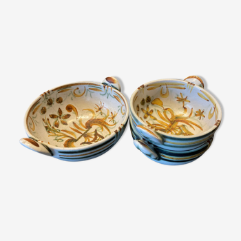 Breton earthenware bowls