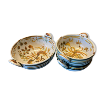 Breton earthenware bowls