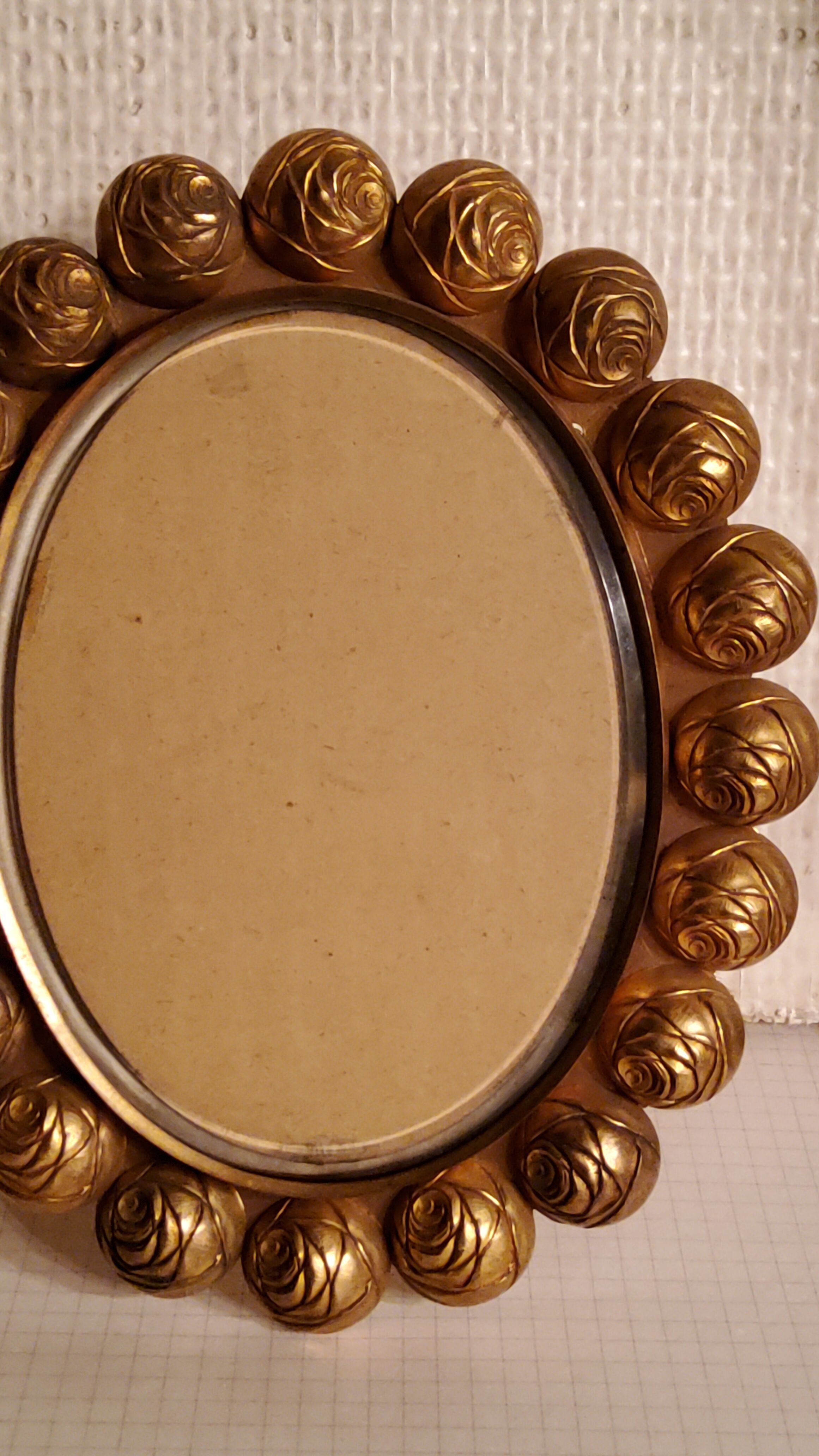 Art Deco photo frame in gilded bronze and gilded brass