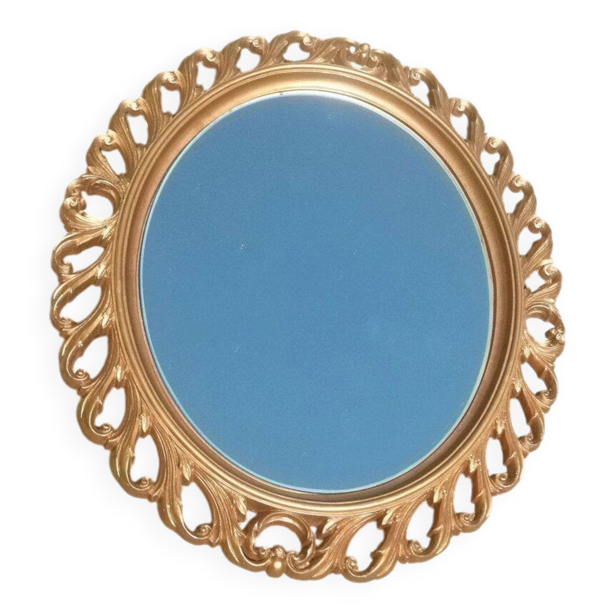 SYROCO 1965 USA oval mirror, vintage