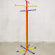 Vintage Scandinavian design primary colored coat rack Ikea