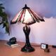 Tiffany style lamp, stained glass, art nouveau