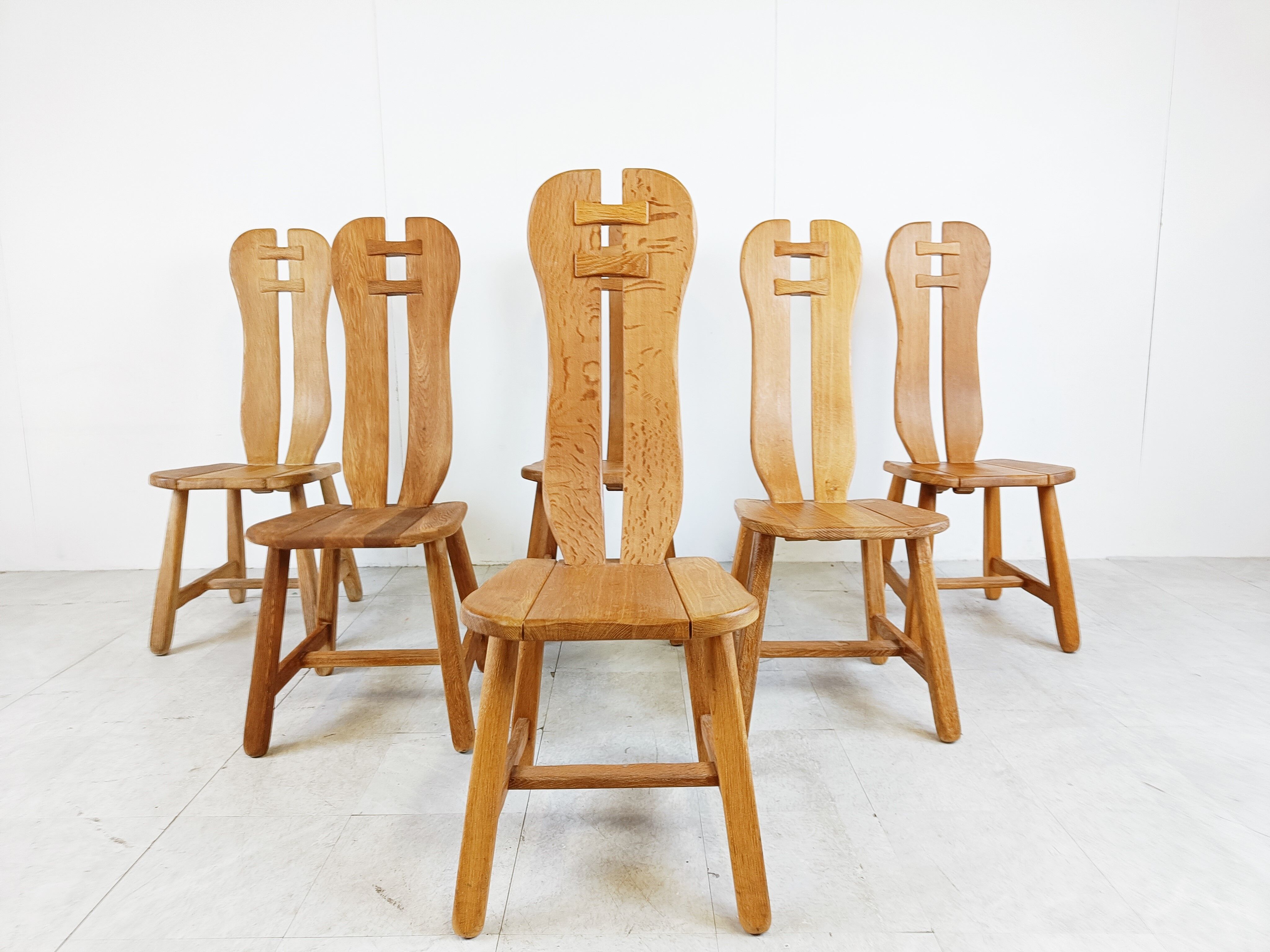 Chaises de salle à manger vintage par Depuydt, Belgique, années 1960