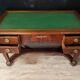 Double-sided Empire-style desk from the Egyptian return in mahogany.