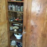 Wardrobe in solid elm
