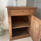 Rustic buffet, jam jar