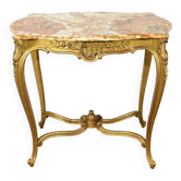 Small Middle Table in Golden Wood, Louis XV style – Late 19th century