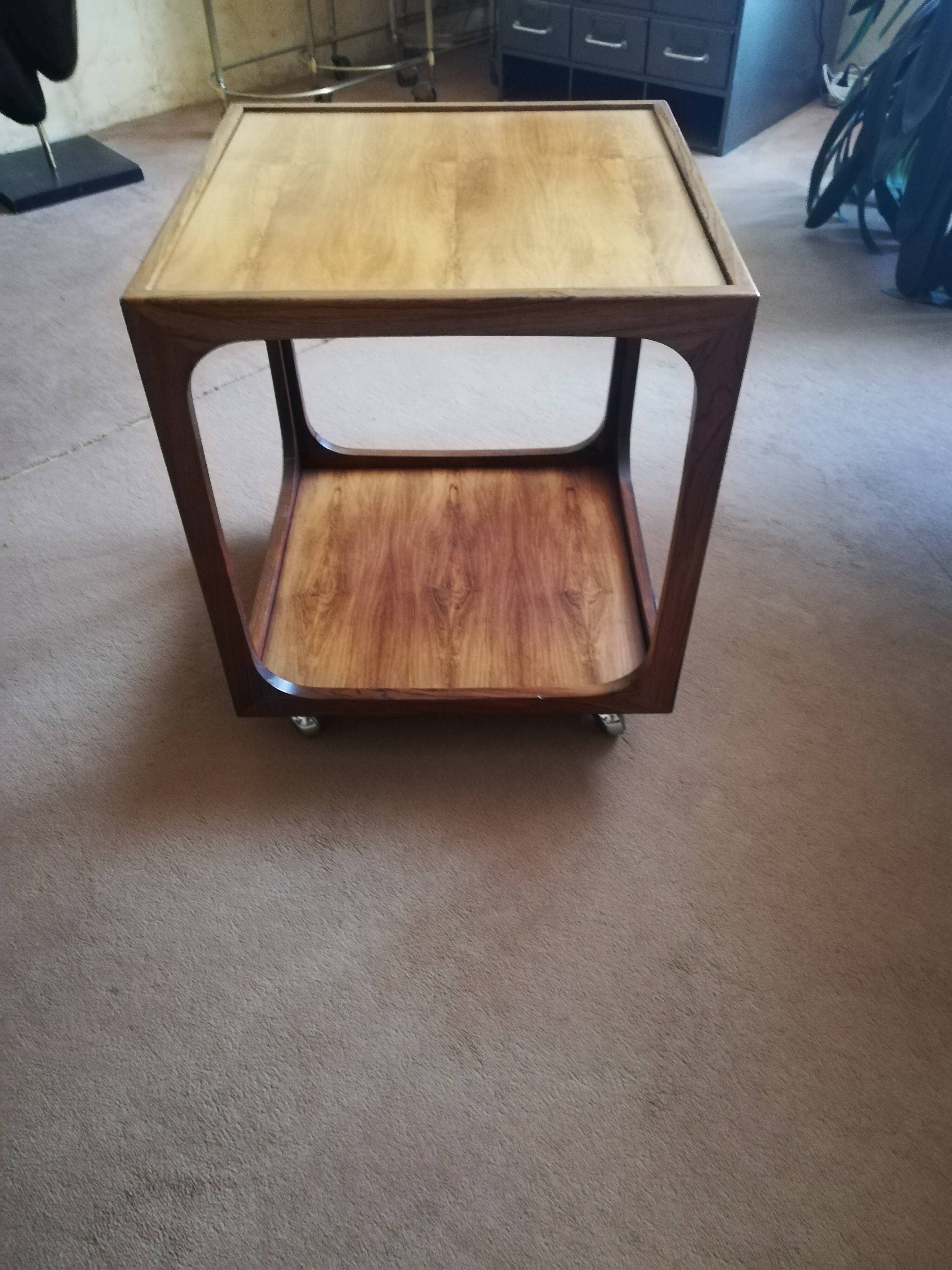 Scandinavian rosewood coffee table