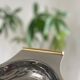 Silver-plated metal shell dish