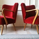 1/4 chairs red cinema cocktails