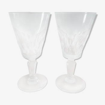 Set de 2 verres à porto taillés main Baccarat