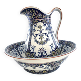 Ensemble de toilette ancien Jules Vieillard Bordeaux – Modèle Rouen, XIXᵉ s
