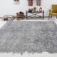 8x10 wool handmade gray kilim rug 253x300cm