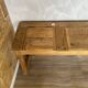 Rare solid oak school desk