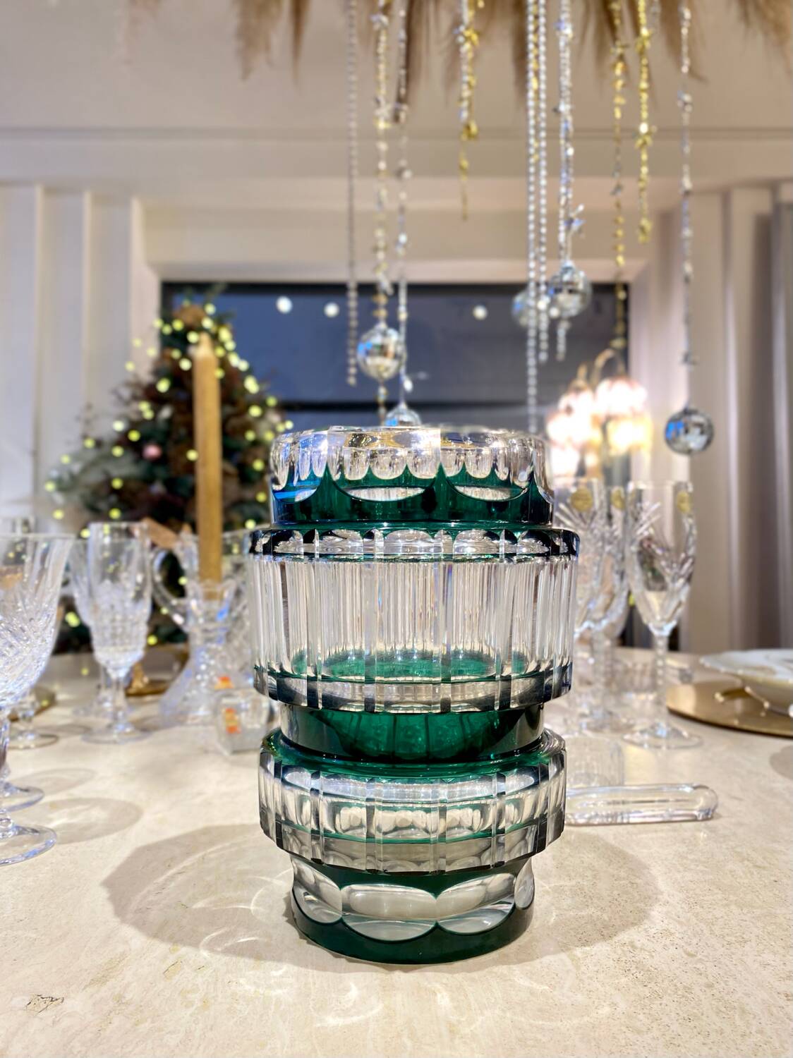 Val Saint Lambert crystal vase