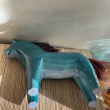 Wooden horse Ikea Dala vintage