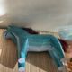 Wooden horse Ikea Dala vintage