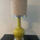 Vintage ceramic and chrome metal lamp from the 60s and 70s