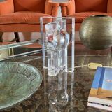 Sandro Petti, sculptural lucite table lamp, Maison Jansen France 1970s