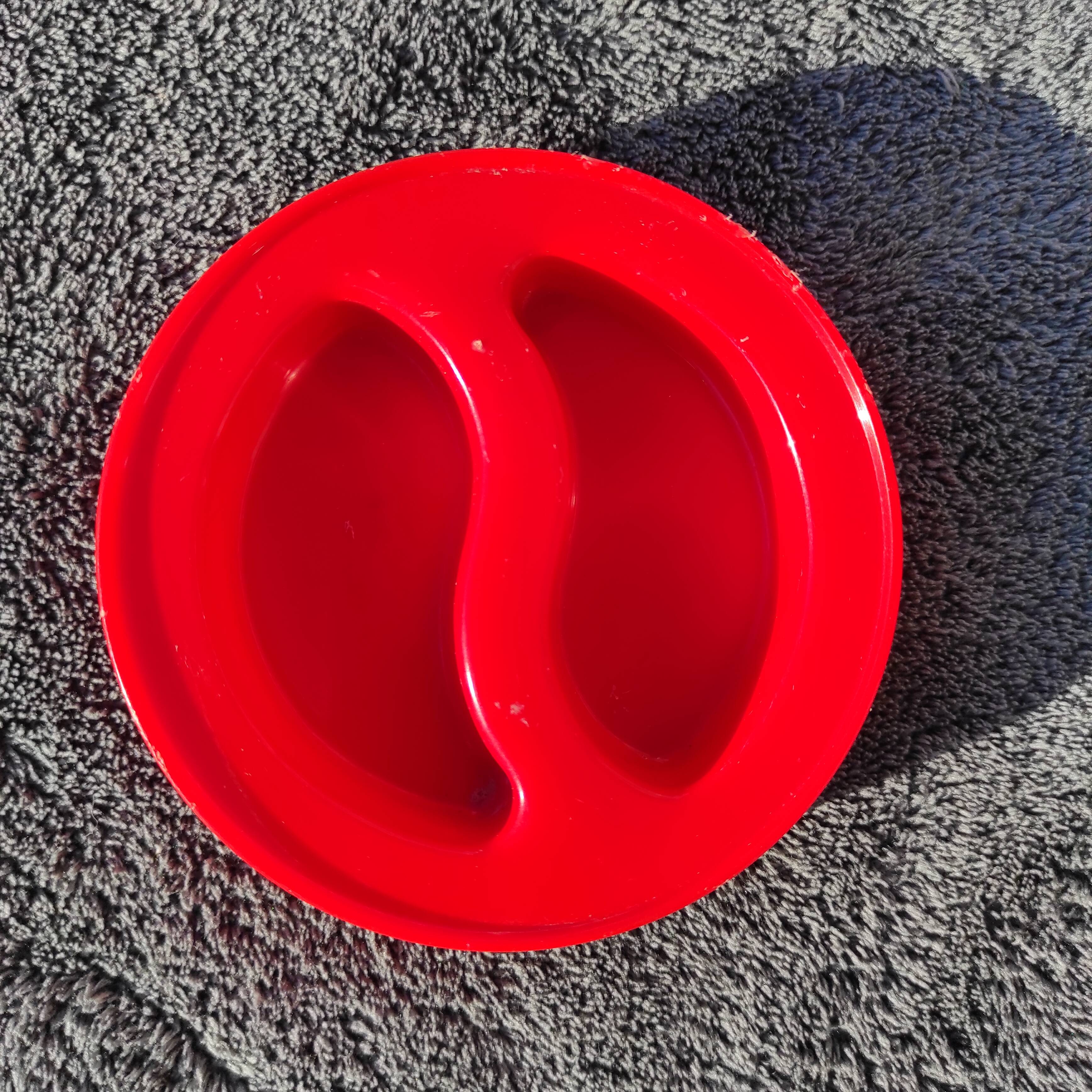 Bocal à bonbon ancien en verre vintage made italy de co.vetro spa inclinable