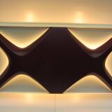 Oyster wall lamp by Klaus Link for Heinz Neuhaus, 1970