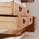 Kai Kristiansen four bay teak wall unit with a dresser, FM Mobler, Denmark