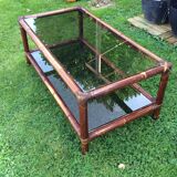 Rattan coffee table