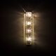 Wall lamp ice glass "bark".