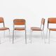 4 chaises italiennes, années 1960
