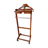 Fratelli Reguitti editor Valet night wooden varnish on wheels