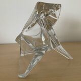 Vintage “Origami” crystal pocket emptier