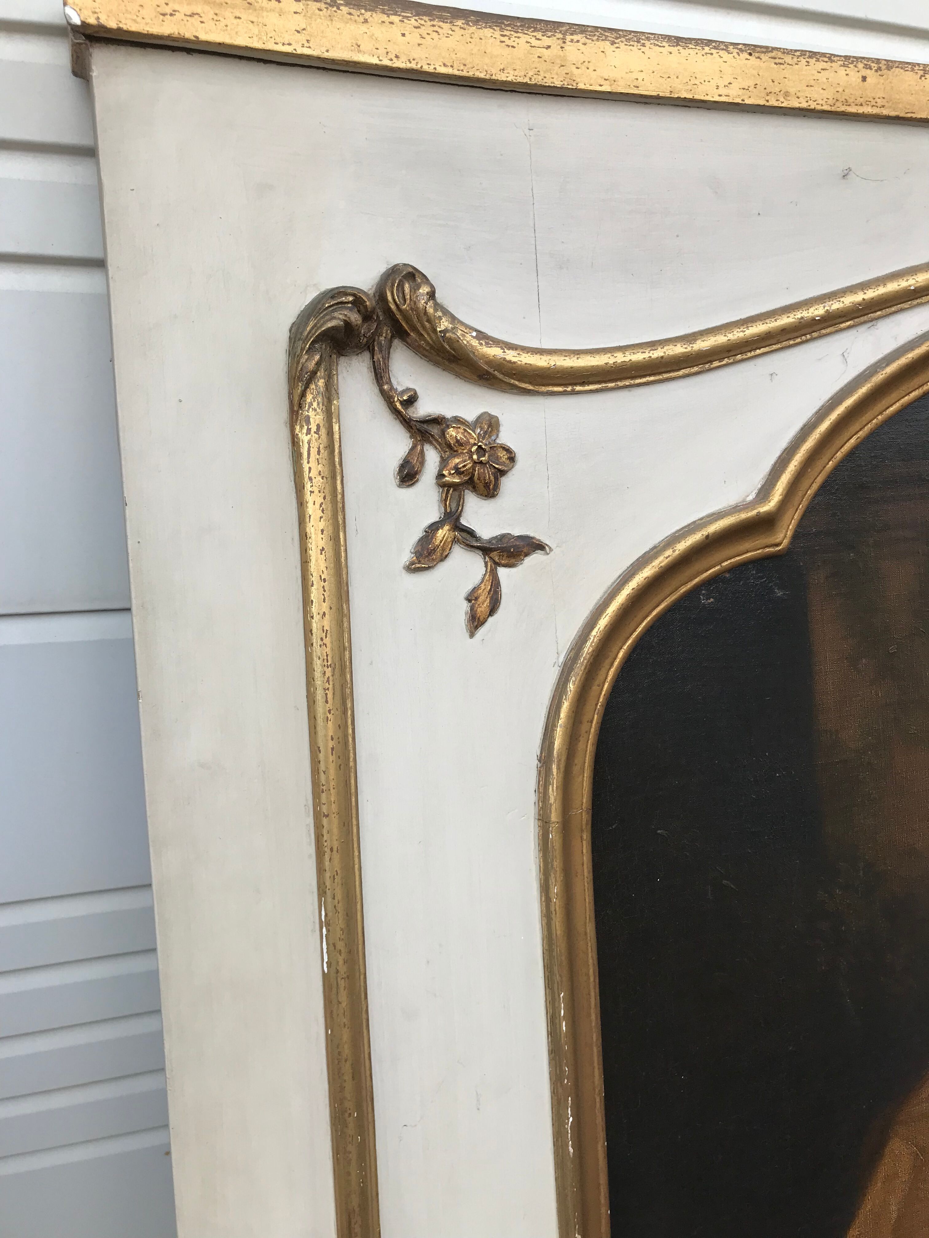 Former Louis XV-style chimney trumeau - 125 x 157