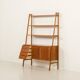 Scandinavian mid century bookcase with a desk, Sweden 1960s