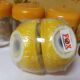 Ceramic lemon salt and pepper barbotine