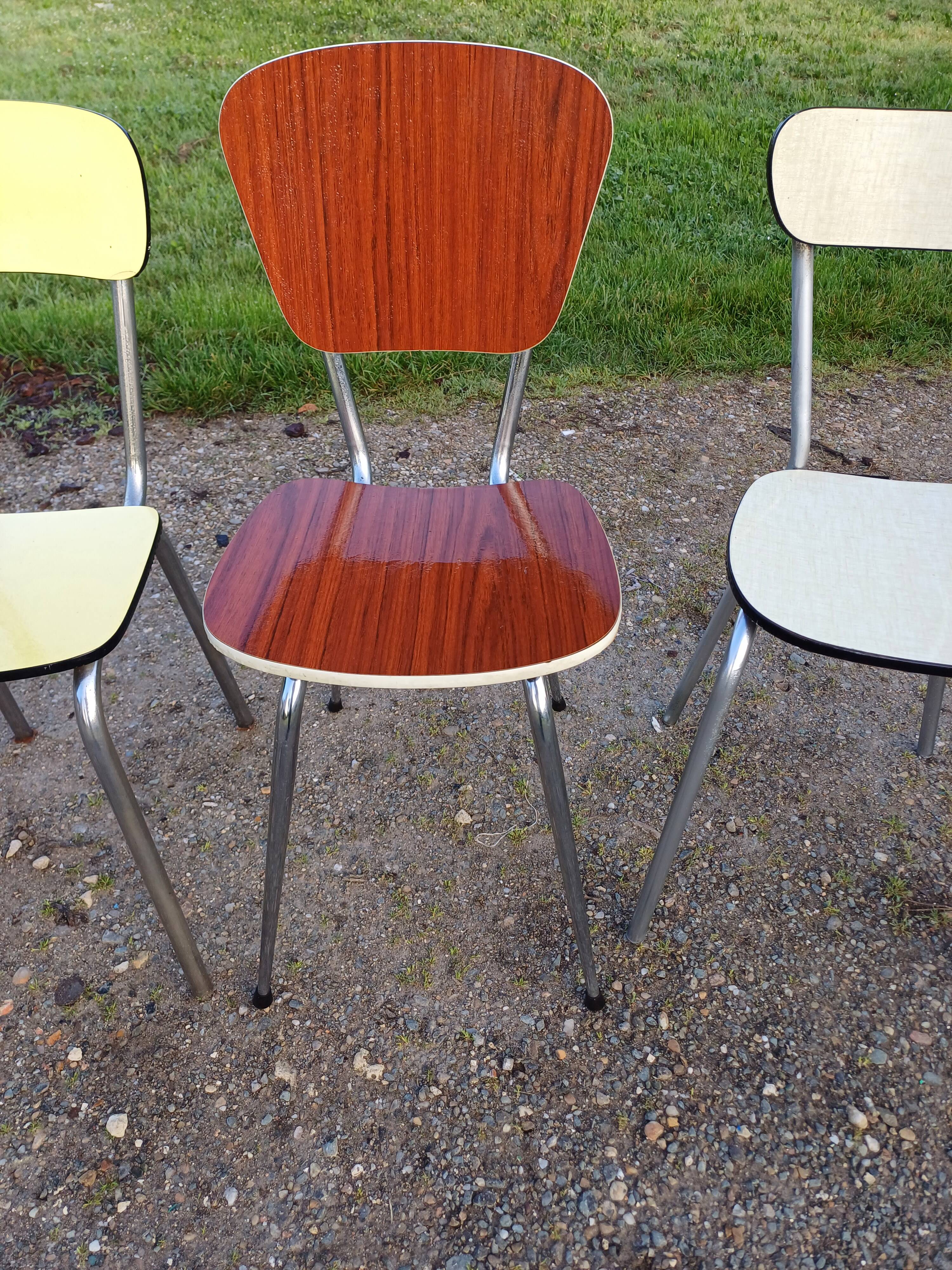 6 Vintage Formica Chairs