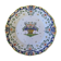 Decorative earthenware plate by René Delarue