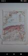 Old geographical map of Algeria and North Africa Larousse