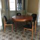 Lot de 4 chaises scandinaves en palissandre