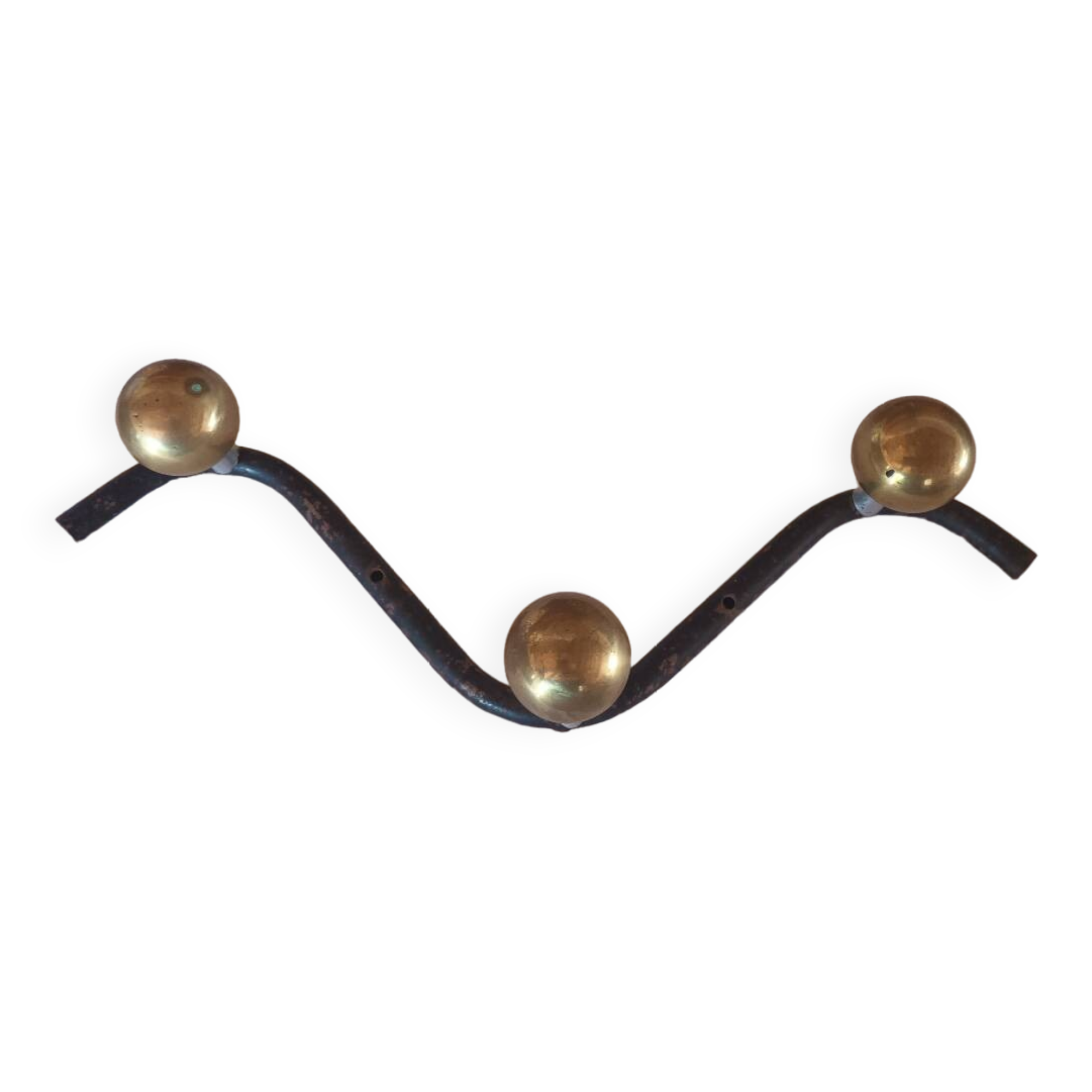 Vintage wall coat rack