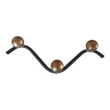 Vintage wall coat rack