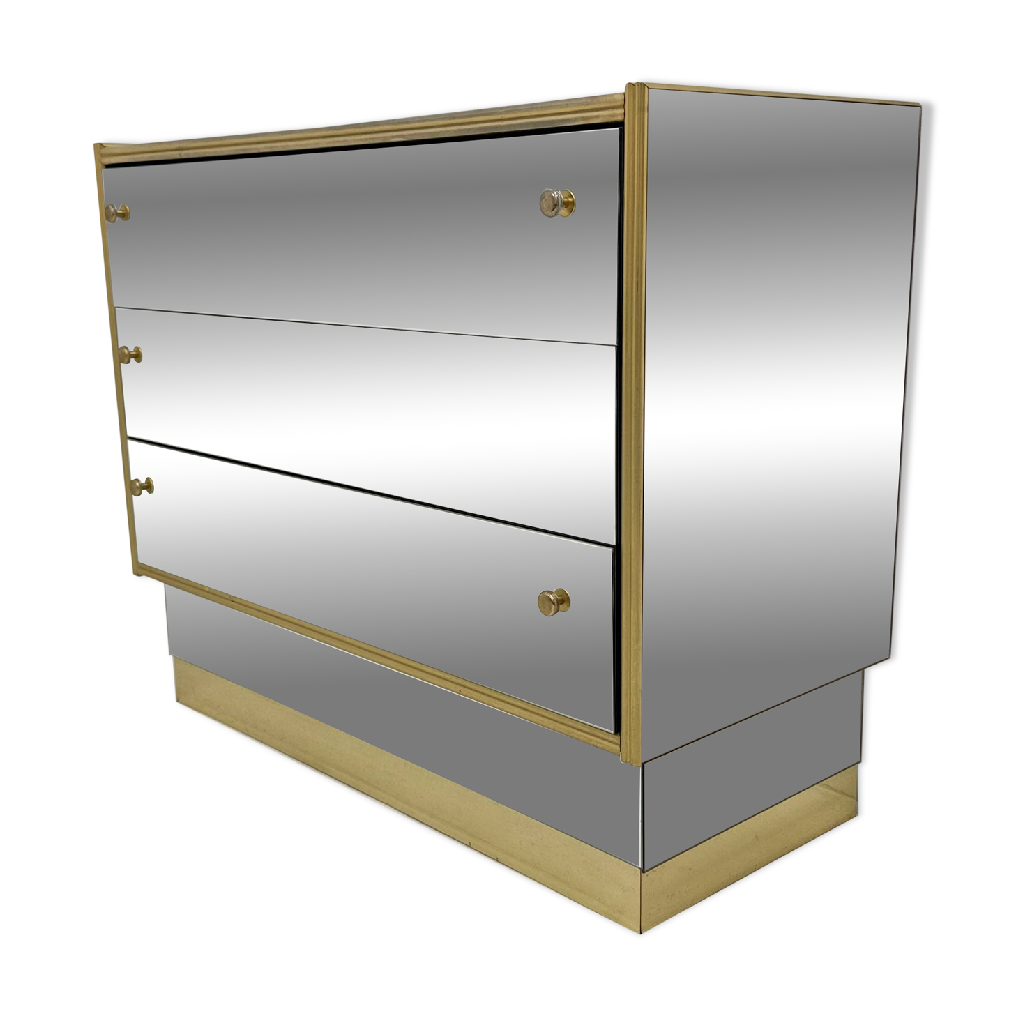 Commode à miroir Schöninger du milieu du siècle, années 1970
