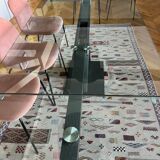 Extensible dining table (180-260) glass Roche Bobois