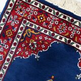 Tapis persan Kerman vintage fait main en laine 94 cm x 158 cm - années 1960 (1C1203)